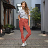 Crimson Yoga Leggings