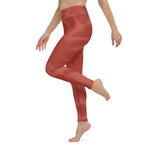 Crimson Yoga Leggings