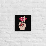 Shhh Canvas Print