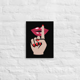 Shhh Canvas Print