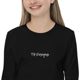 Youth Script Logo Long Sleeve Tee