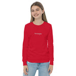 Youth Script Logo Long Sleeve Tee